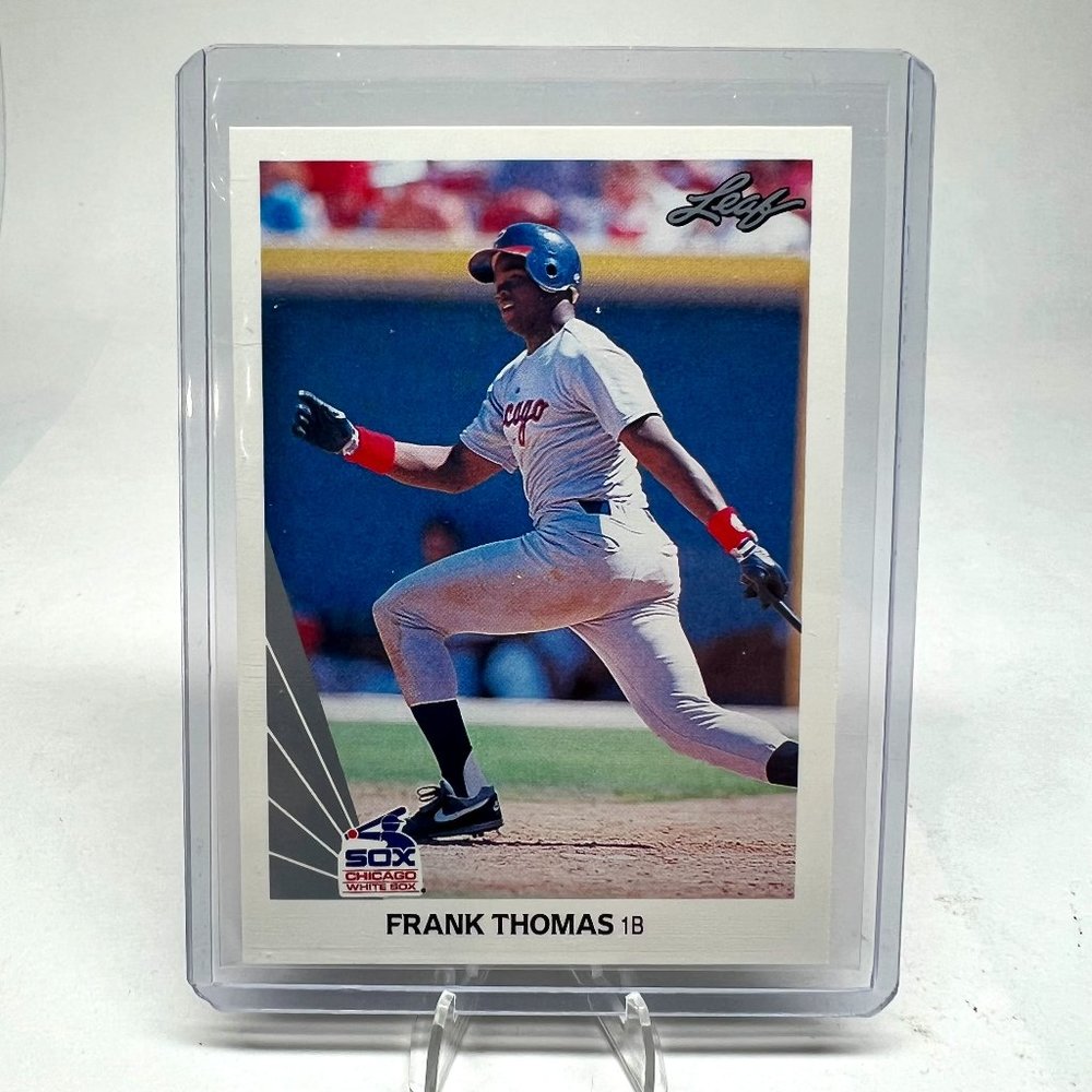 Frank Thomas 1990 Leaf Rookie Card #300 Chicago White Sox